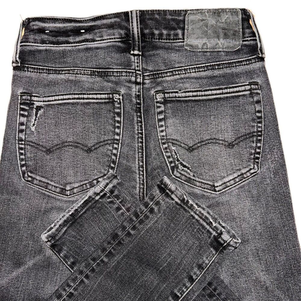 American Eagle Black Jean 26x28 Next Level Flex